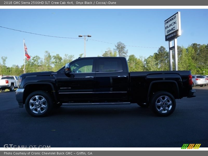 Onyx Black / Cocoa/­Dune 2018 GMC Sierra 2500HD SLT Crew Cab 4x4