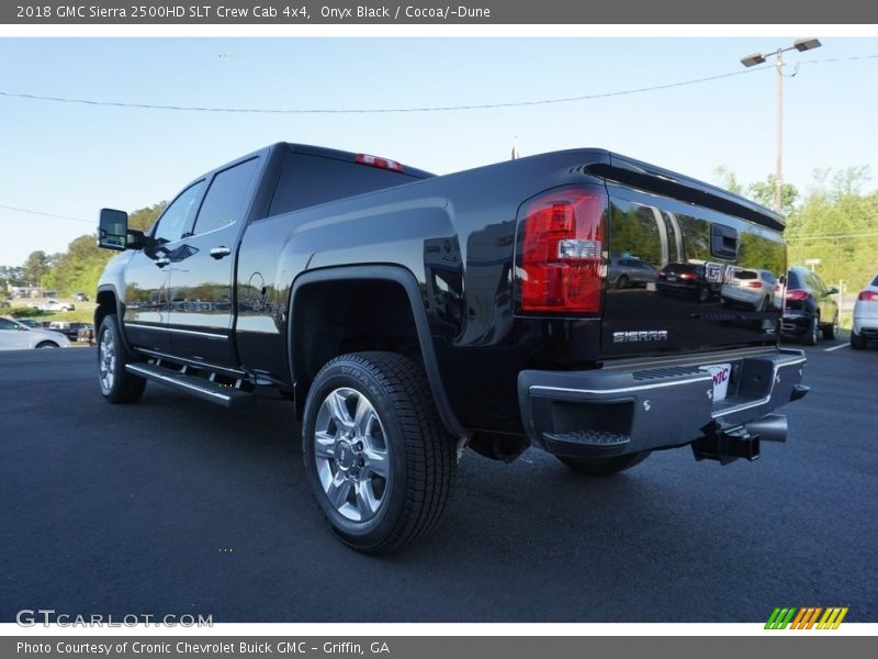 Onyx Black / Cocoa/­Dune 2018 GMC Sierra 2500HD SLT Crew Cab 4x4