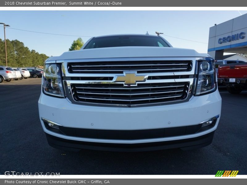 Summit White / Cocoa/­Dune 2018 Chevrolet Suburban Premier