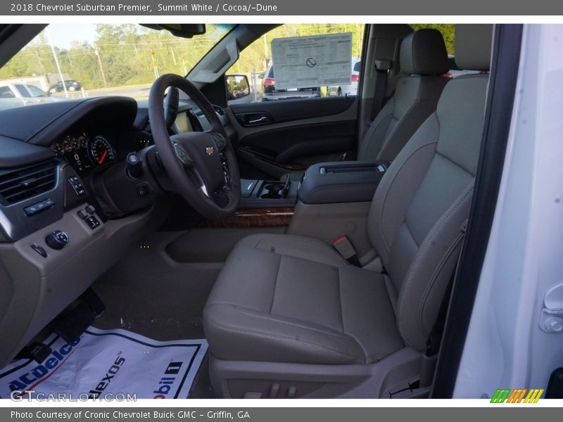 Summit White / Cocoa/­Dune 2018 Chevrolet Suburban Premier