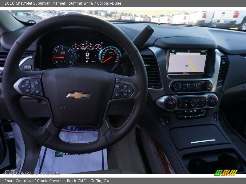 Summit White / Cocoa/­Dune 2018 Chevrolet Suburban Premier