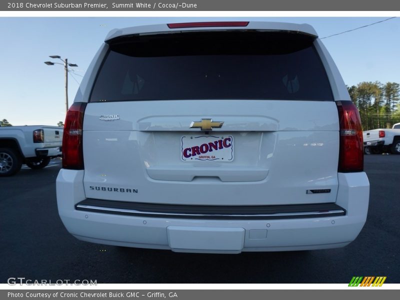 Summit White / Cocoa/­Dune 2018 Chevrolet Suburban Premier