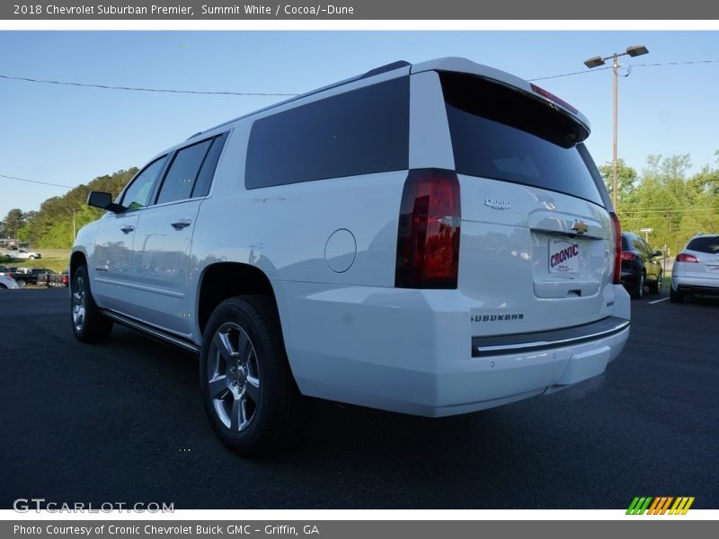 Summit White / Cocoa/­Dune 2018 Chevrolet Suburban Premier