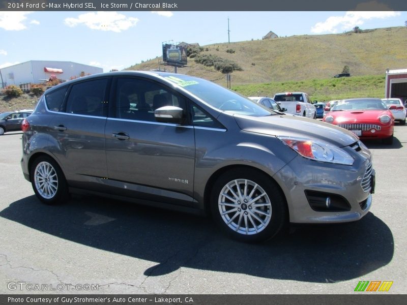 Ice Storm / Charcoal Black 2014 Ford C-Max Hybrid SEL