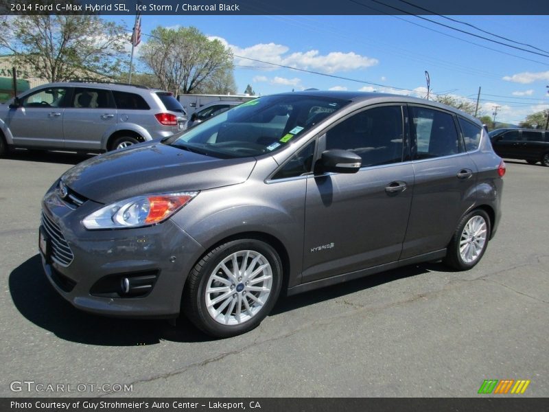 Ice Storm / Charcoal Black 2014 Ford C-Max Hybrid SEL