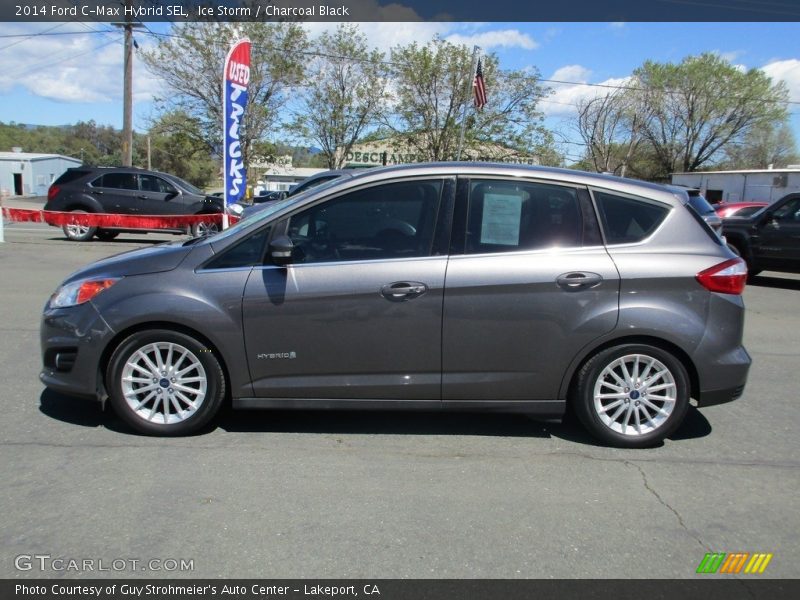 Ice Storm / Charcoal Black 2014 Ford C-Max Hybrid SEL