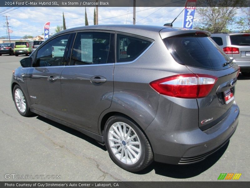 Ice Storm / Charcoal Black 2014 Ford C-Max Hybrid SEL