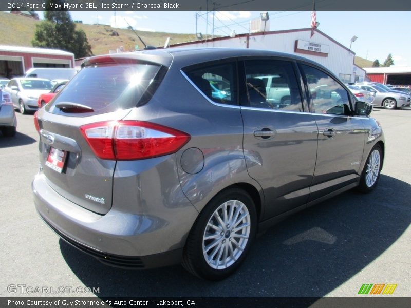 Ice Storm / Charcoal Black 2014 Ford C-Max Hybrid SEL