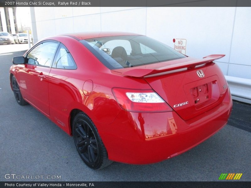 Rallye Red / Black 2007 Honda Civic Si Coupe