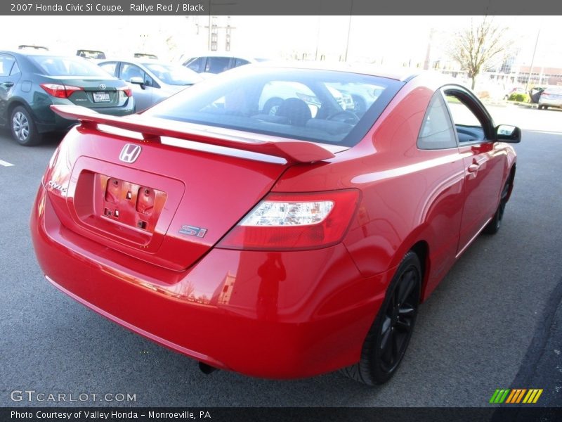 Rallye Red / Black 2007 Honda Civic Si Coupe