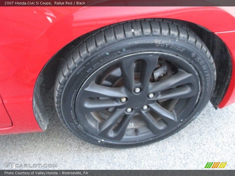 Rallye Red / Black 2007 Honda Civic Si Coupe