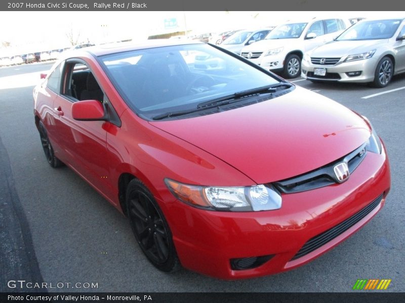 Rallye Red / Black 2007 Honda Civic Si Coupe