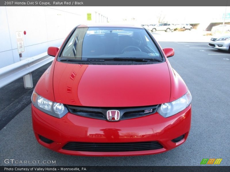 Rallye Red / Black 2007 Honda Civic Si Coupe