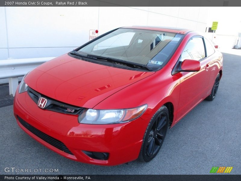 Rallye Red / Black 2007 Honda Civic Si Coupe