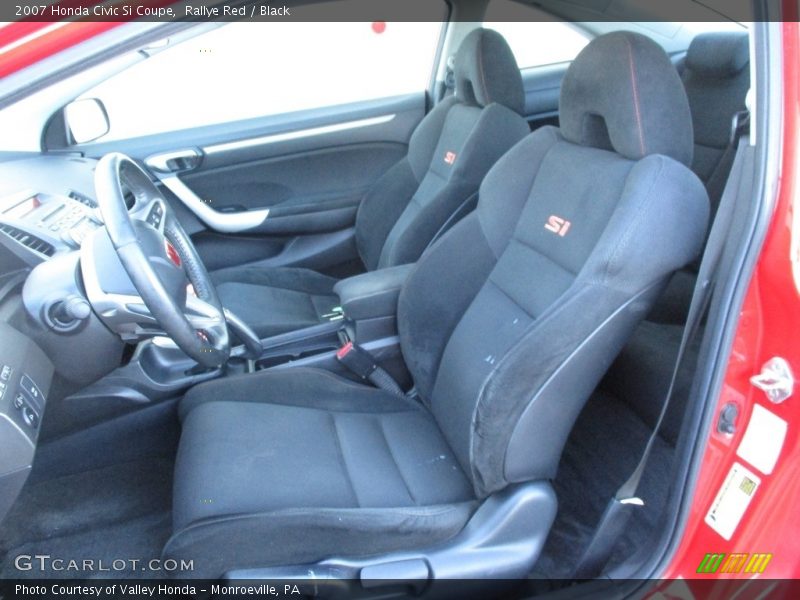 Rallye Red / Black 2007 Honda Civic Si Coupe