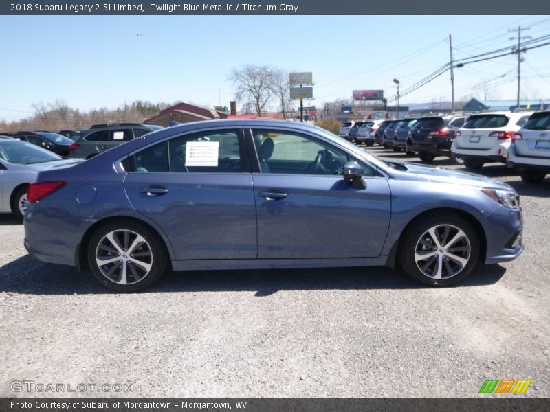 Twilight Blue Metallic / Titanium Gray 2018 Subaru Legacy 2.5i Limited