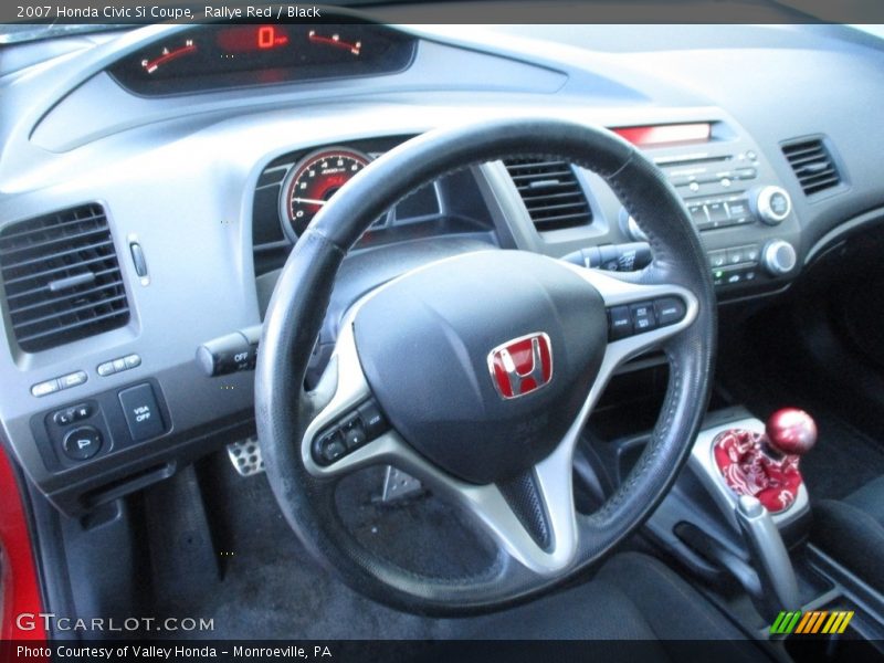 Rallye Red / Black 2007 Honda Civic Si Coupe