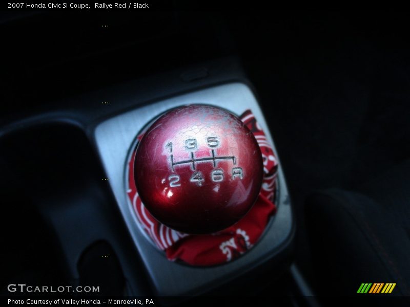 Rallye Red / Black 2007 Honda Civic Si Coupe