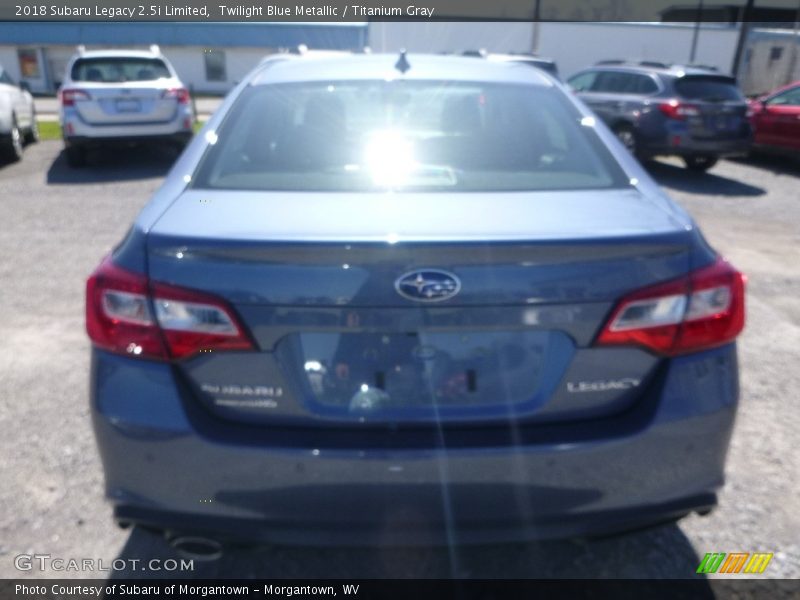 Twilight Blue Metallic / Titanium Gray 2018 Subaru Legacy 2.5i Limited