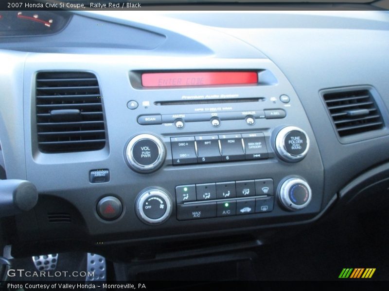 Rallye Red / Black 2007 Honda Civic Si Coupe