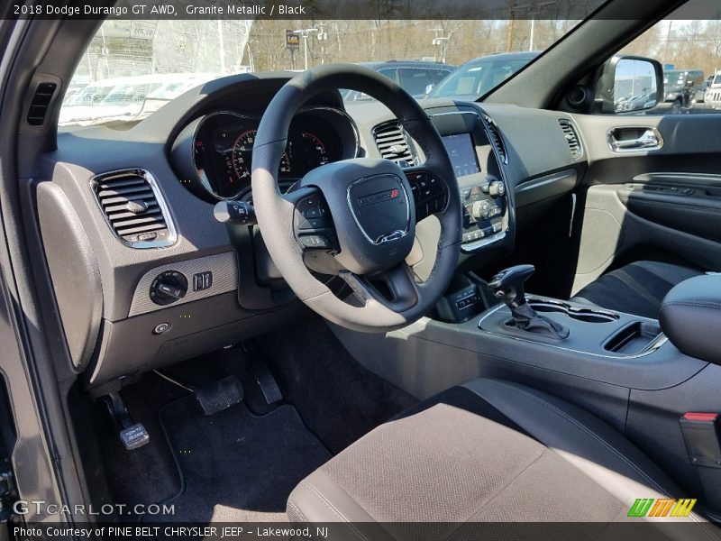 Granite Metallic / Black 2018 Dodge Durango GT AWD