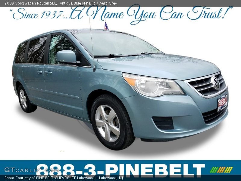 Antigua Blue Metallic / Aero Grey 2009 Volkswagen Routan SEL