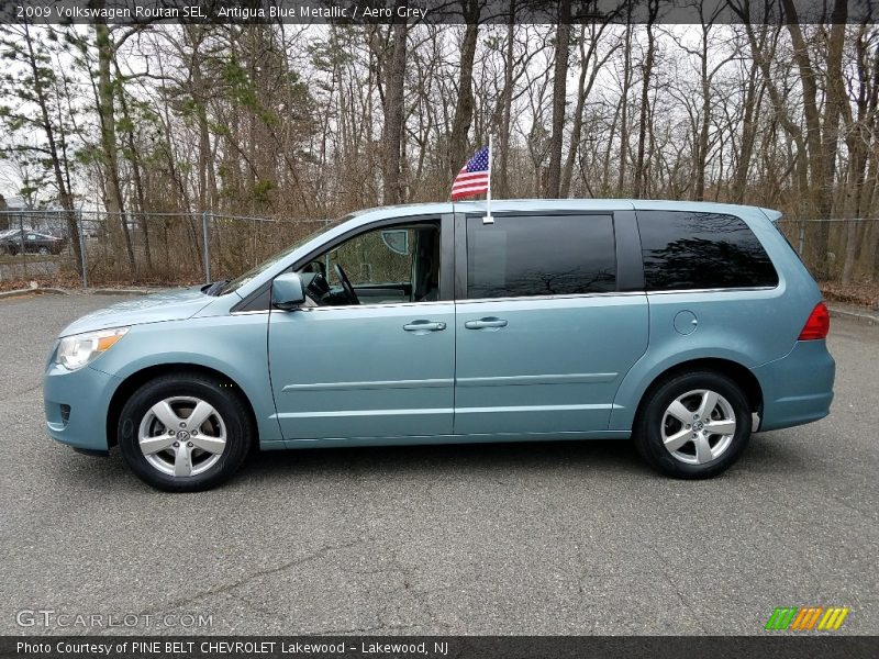 Antigua Blue Metallic / Aero Grey 2009 Volkswagen Routan SEL