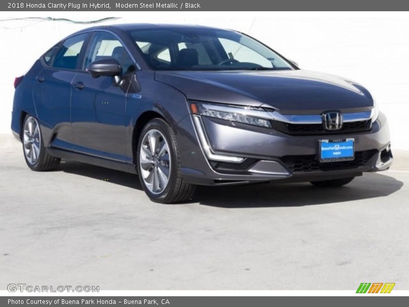 Modern Steel Metallic / Black 2018 Honda Clarity Plug In Hybrid