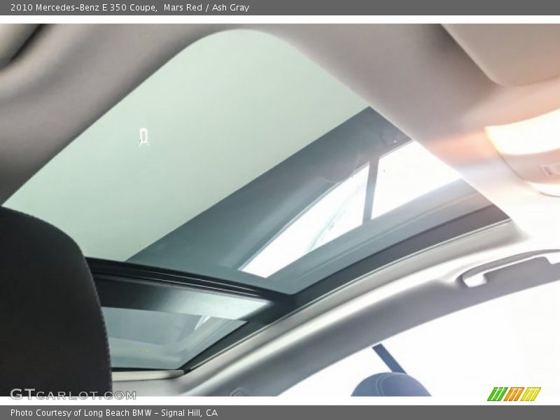 Mars Red / Ash Gray 2010 Mercedes-Benz E 350 Coupe