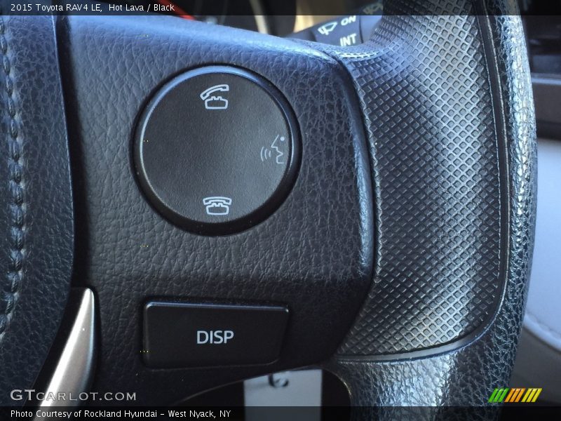 Hot Lava / Black 2015 Toyota RAV4 LE