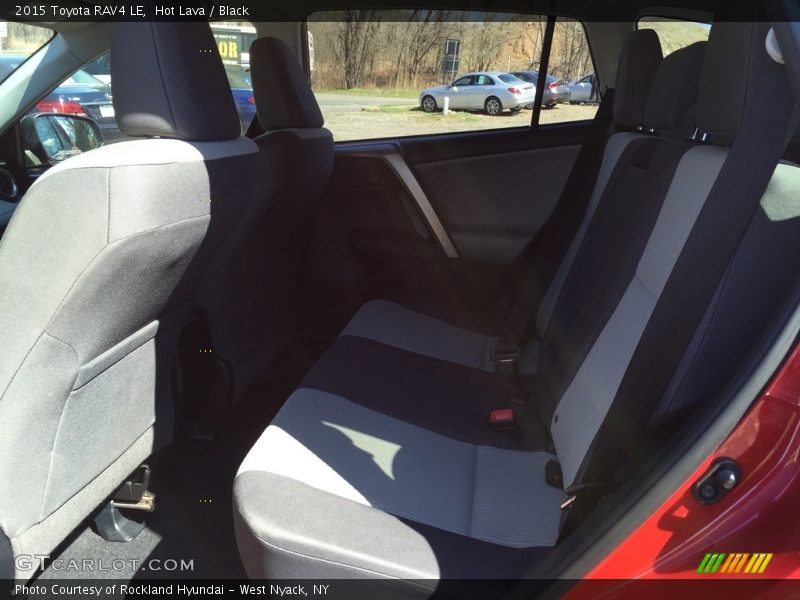Hot Lava / Black 2015 Toyota RAV4 LE