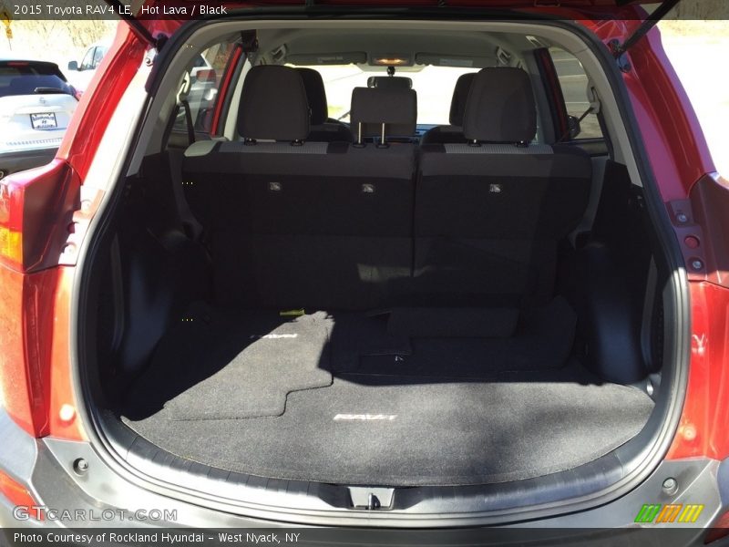 Hot Lava / Black 2015 Toyota RAV4 LE