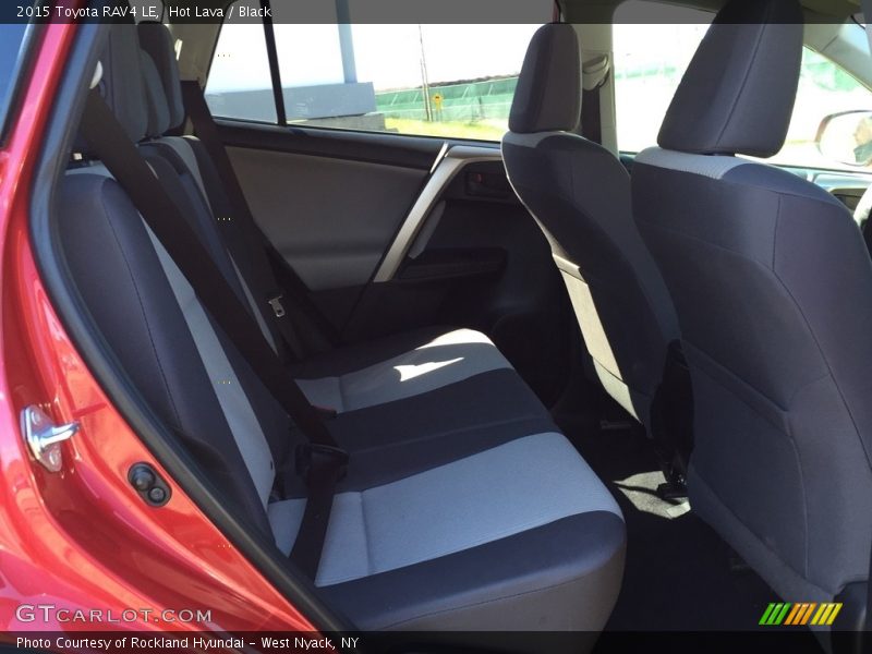 Hot Lava / Black 2015 Toyota RAV4 LE