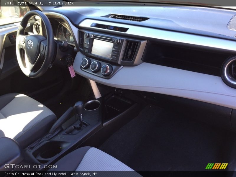 Hot Lava / Black 2015 Toyota RAV4 LE