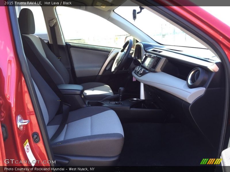 Hot Lava / Black 2015 Toyota RAV4 LE