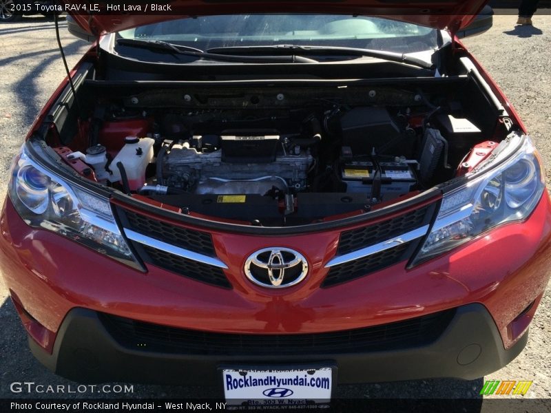 Hot Lava / Black 2015 Toyota RAV4 LE