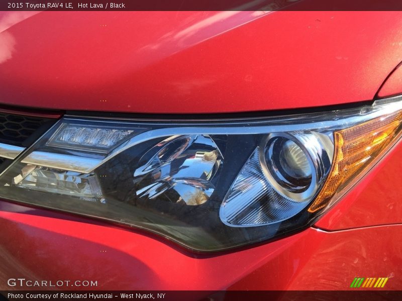 Hot Lava / Black 2015 Toyota RAV4 LE