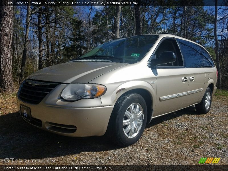Linen Gold Metallic / Medium Slate Gray 2005 Chrysler Town & Country Touring
