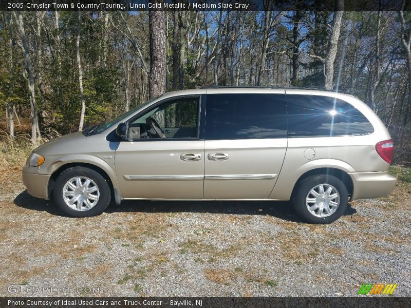 Linen Gold Metallic / Medium Slate Gray 2005 Chrysler Town & Country Touring