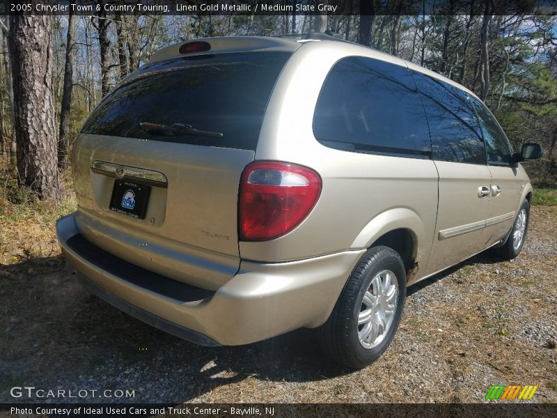 Linen Gold Metallic / Medium Slate Gray 2005 Chrysler Town & Country Touring