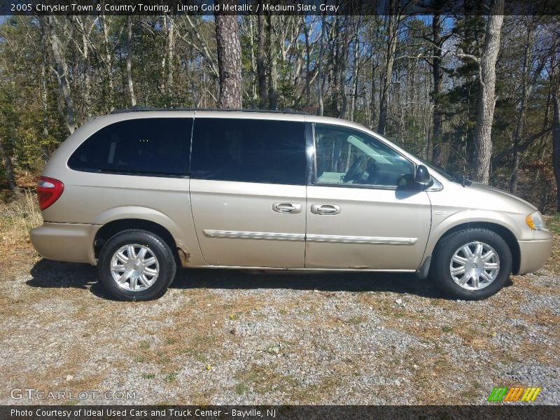 Linen Gold Metallic / Medium Slate Gray 2005 Chrysler Town & Country Touring