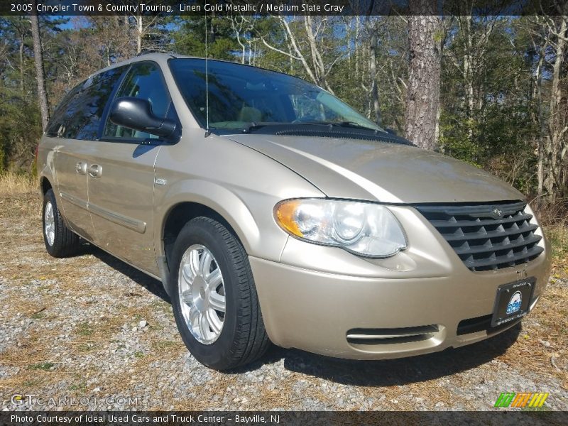 Linen Gold Metallic / Medium Slate Gray 2005 Chrysler Town & Country Touring