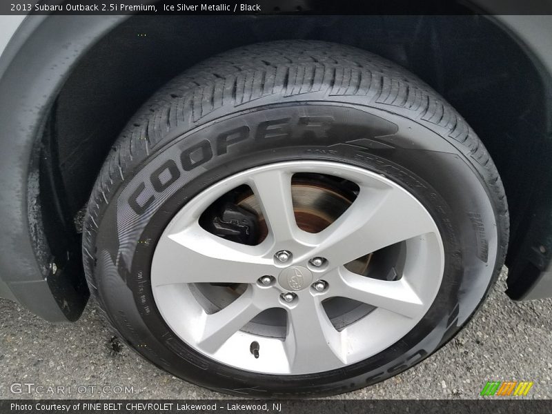 Ice Silver Metallic / Black 2013 Subaru Outback 2.5i Premium