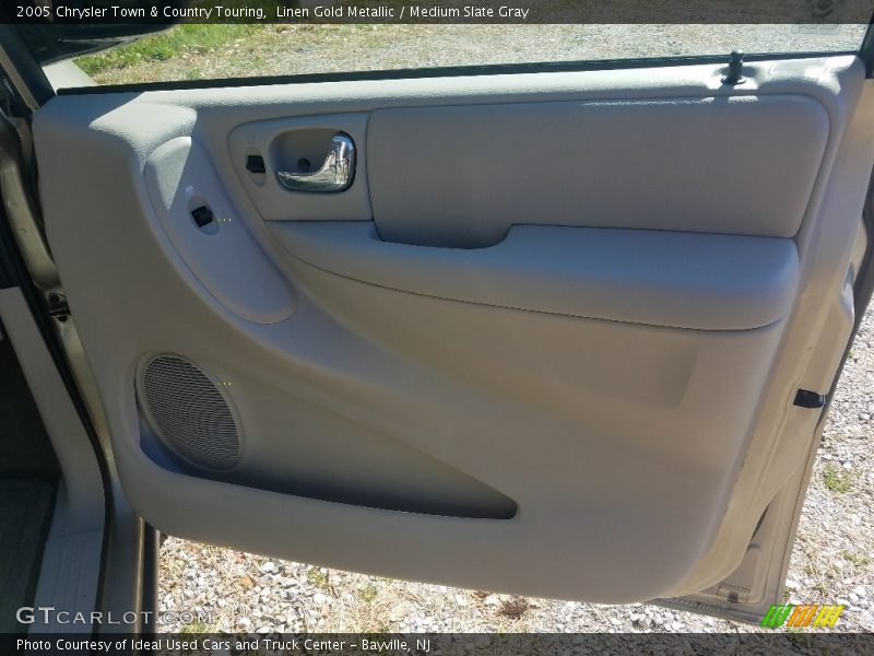 Linen Gold Metallic / Medium Slate Gray 2005 Chrysler Town & Country Touring