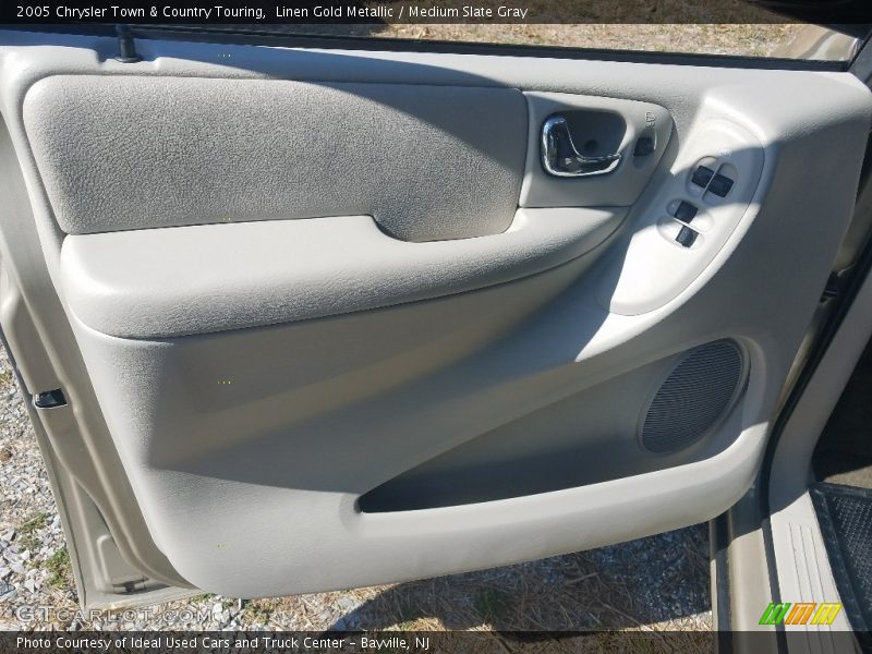 Linen Gold Metallic / Medium Slate Gray 2005 Chrysler Town & Country Touring