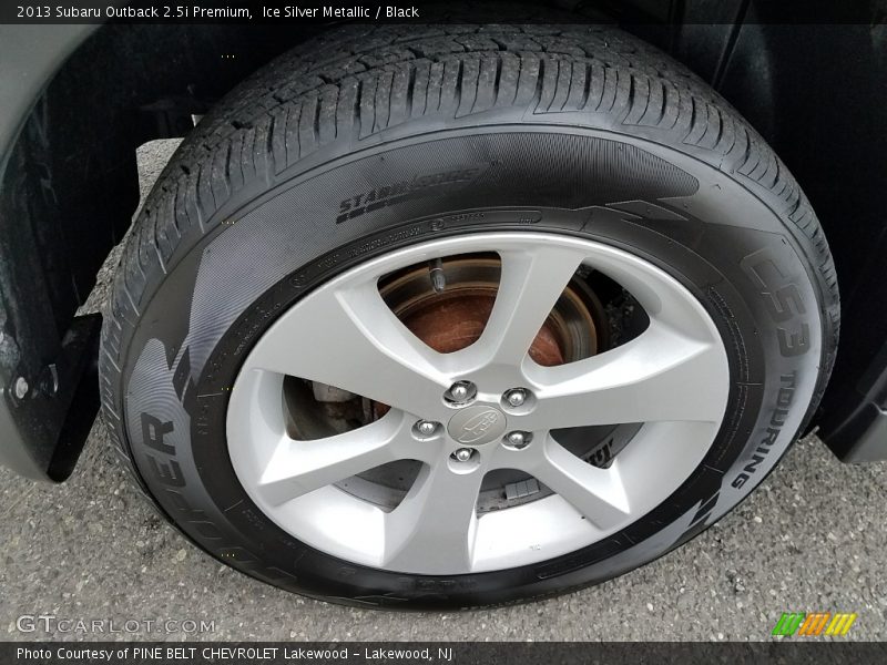 Ice Silver Metallic / Black 2013 Subaru Outback 2.5i Premium