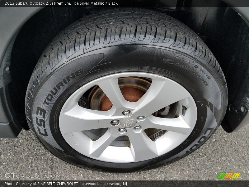 Ice Silver Metallic / Black 2013 Subaru Outback 2.5i Premium