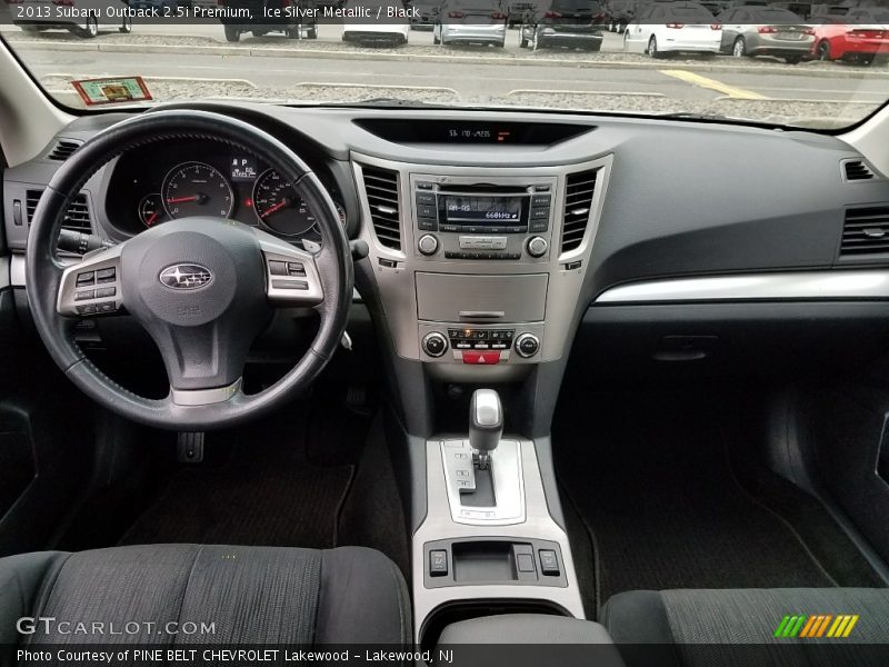 Ice Silver Metallic / Black 2013 Subaru Outback 2.5i Premium