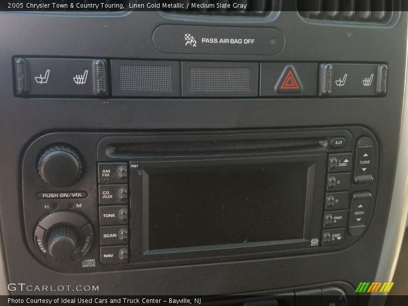 Linen Gold Metallic / Medium Slate Gray 2005 Chrysler Town & Country Touring