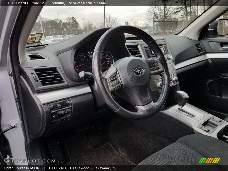 Ice Silver Metallic / Black 2013 Subaru Outback 2.5i Premium